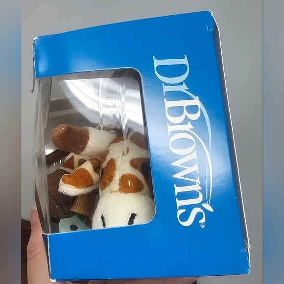 Dr. Brown's Baby Lovey GIRAFFE Pacifier and Teether Holder Happy Paci 0-12 m NEW - Picture 7 of 7